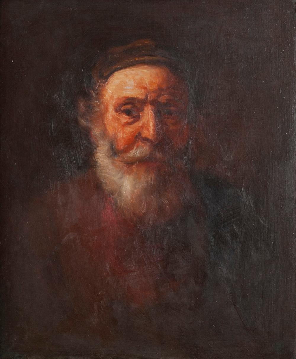 After Portrait of an Old Man in Red by Rembrandt van Rijn, 1654