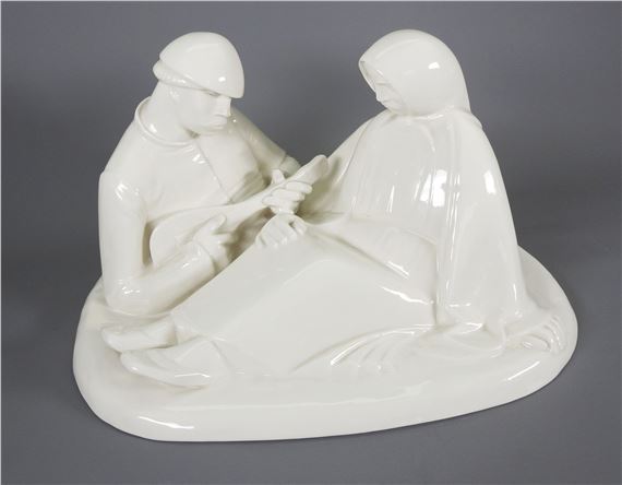 Russisches Liebespaar by Ernst Barlach, 1908/09