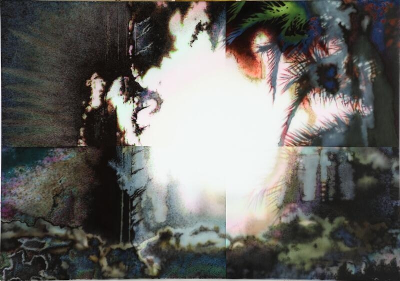 Artwork by Christina Malbek, Shine, Made of Mixed media on canvas