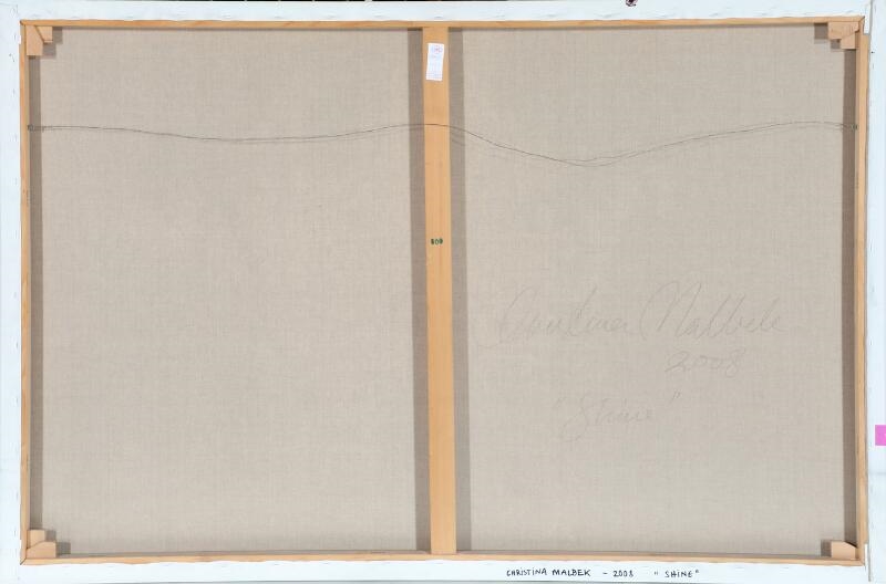 Artwork by Christina Malbek, Shine, Made of Mixed media on canvas