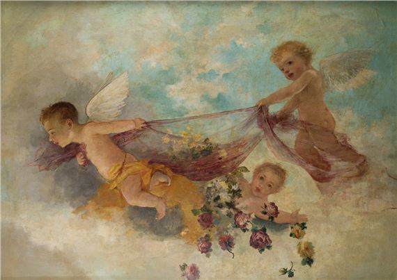 AMORCILLOS by Blas Benlliure Gil, 1878