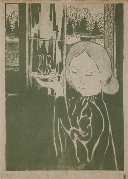Marthe Présentant les Burettes by Maurice Denis, 1983