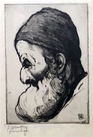 Jerusalem Figure by Jacob Eisenberg