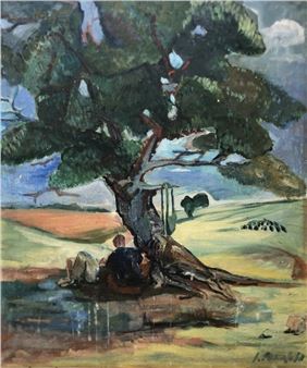 Lovers in a Landscape - Edith Rozenfeld