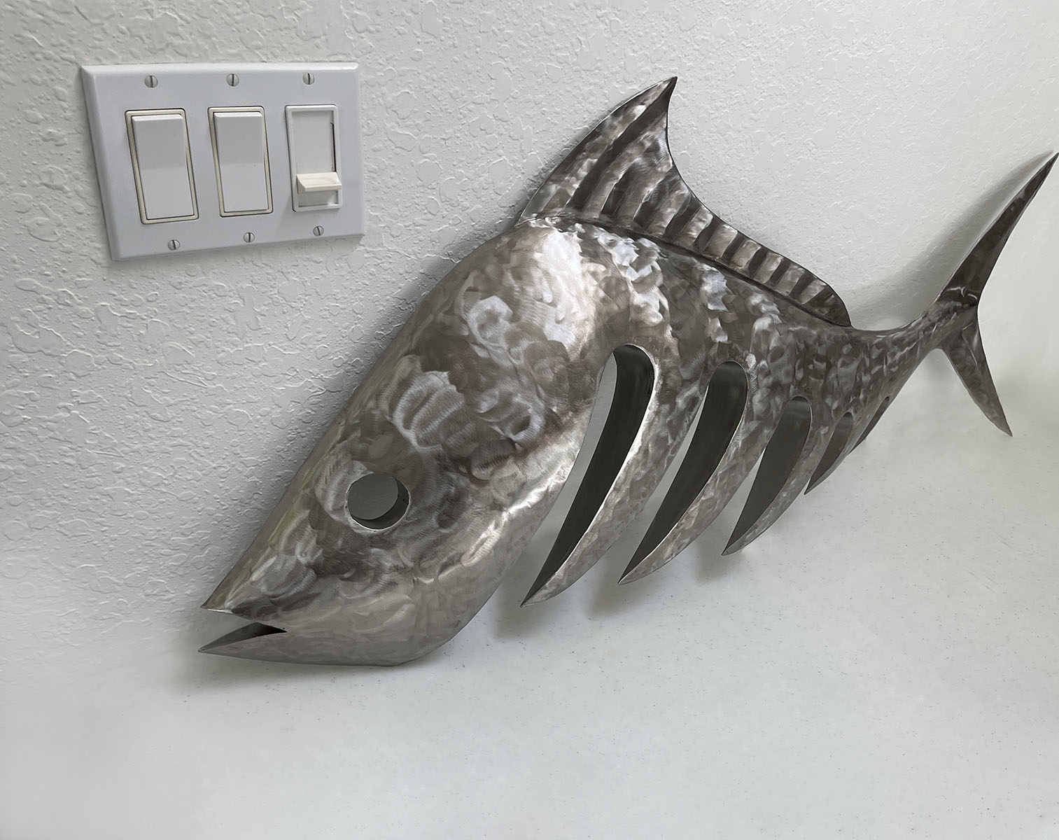 Stuart Peterman | FOSSIL FISH SCULPTURE | MutualArt