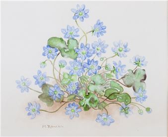 STILL LIFE, FLOWERS - M. Rowan