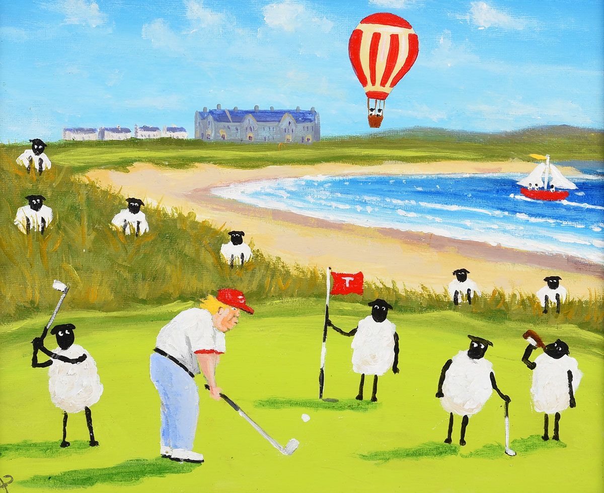 Andy Pat | ANDY PAT'S WANDERING SHEEP VIST TRUMPS GOLF RESORT, DOONBEG ...