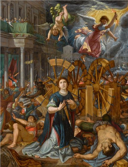 Pietro de Lignis | The Martyrdom of Saint Catherine of Alexandria ...