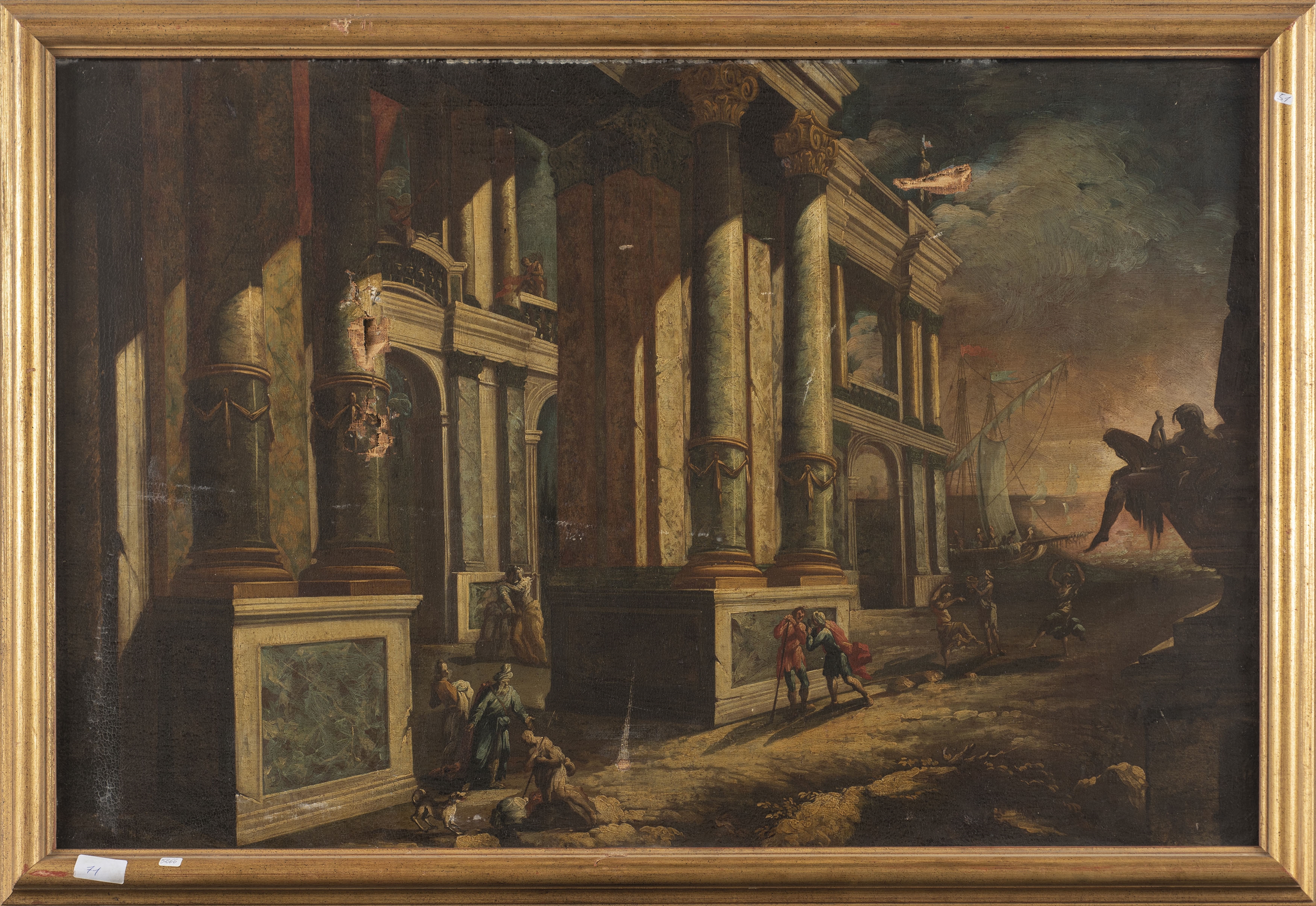 Artwork by Pietro Gaspari, Capriccio, Made of Oil on canvas