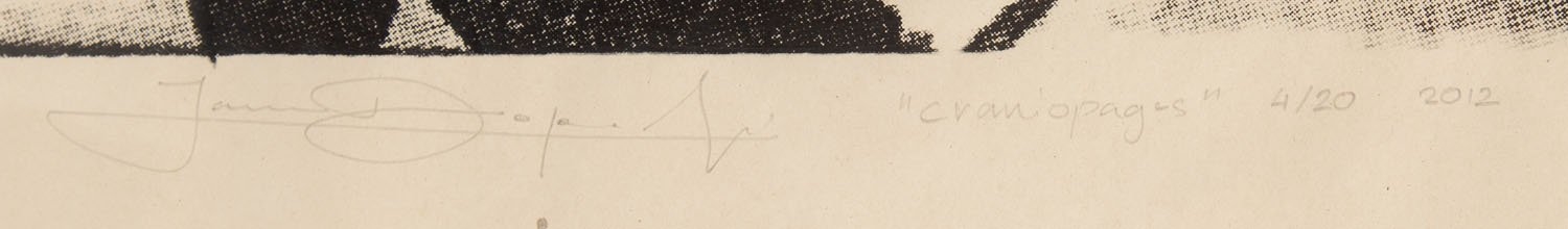 Artwork by Jarema Drogowski, "Craniopagus", Made of serigraph