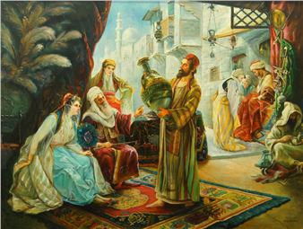 Middle-eastern scene - J. Z. Baker