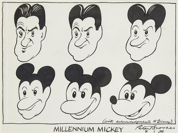 Peter Brookes | Millennium Mickey (1998) | MutualArt