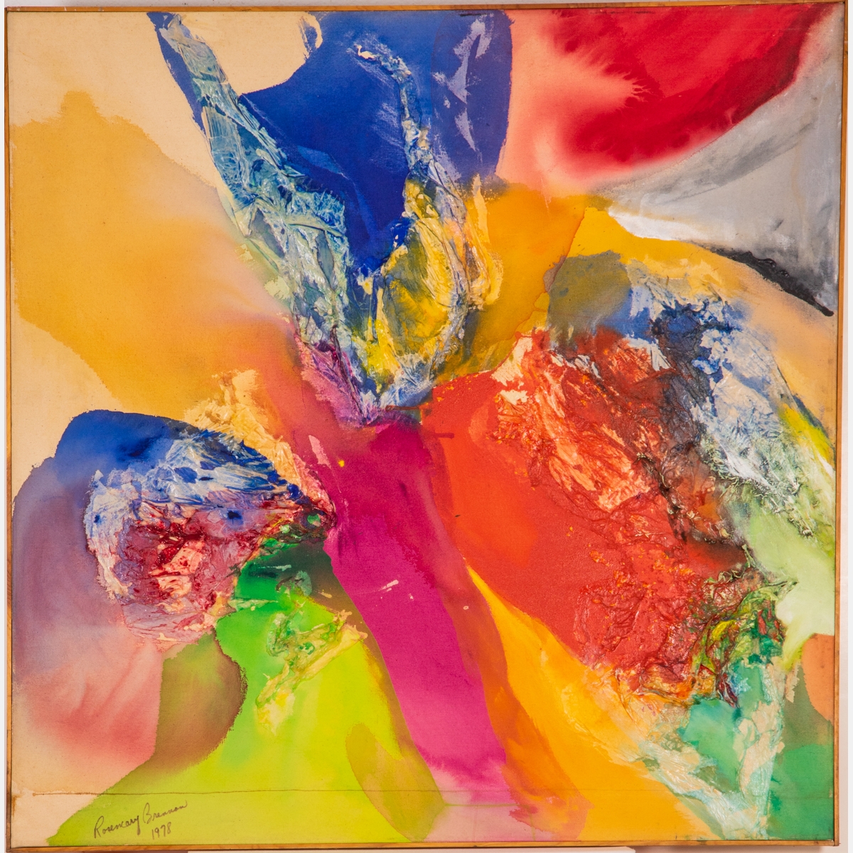 Artwork by Rosemary Brennan, Untitled, Made of Mixed media on canvas