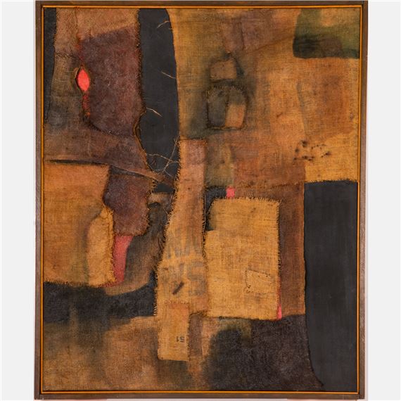 Burlap #4 by Rosemary Brennan