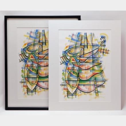 Francis Hamabe | Modern Abstract Composition | MutualArt
