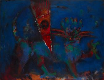 Blue window - Mammed Safarougli