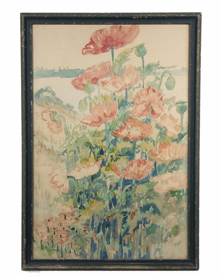 Poppies by Childe Hassam, dated 1928