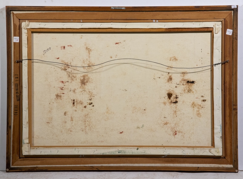 Artwork by Anoush Rahnavardkar, Cityscape, Made of oil on canvas