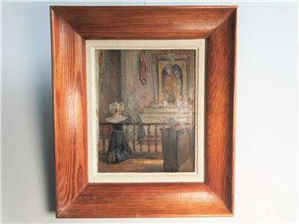 Bretonne de l'Aven en prière - Emile Mesnager