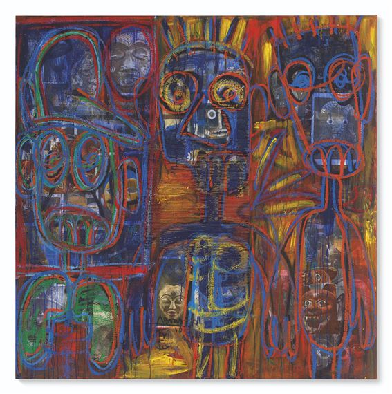 Untitled by Aboudia, Executed in 2019