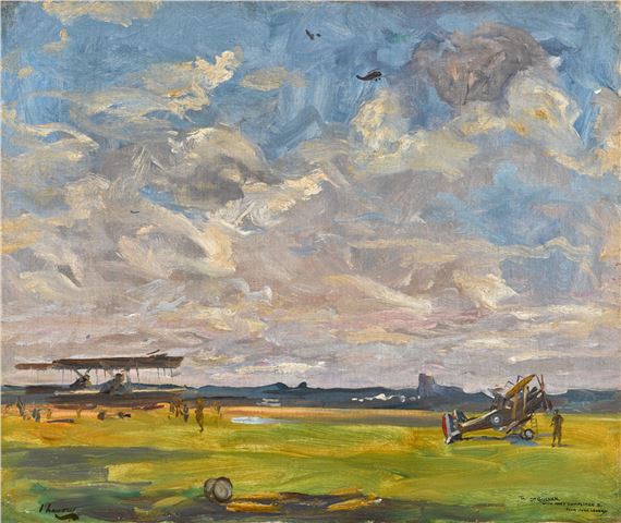 Hounslow by John Lavery, dated AUGUST 1917