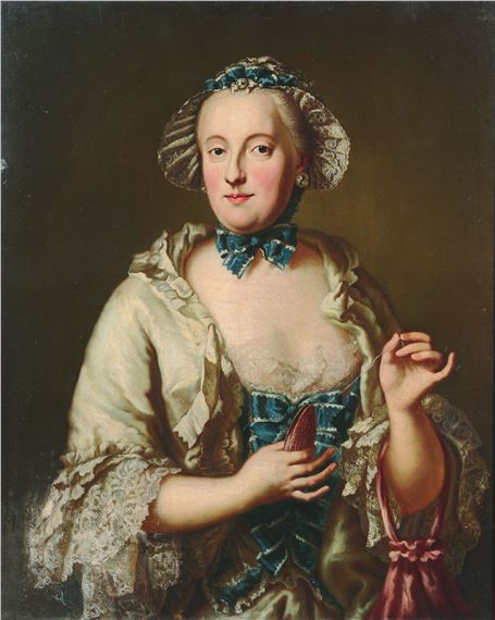 Desmarées Porträt der Maria Anna von PfalzSulzbach MutualArt