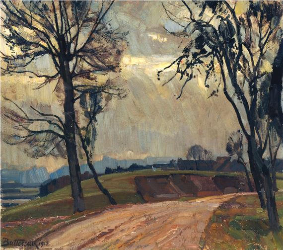 Herbstliche Landschaft by Bernhard Buttersack, 1915