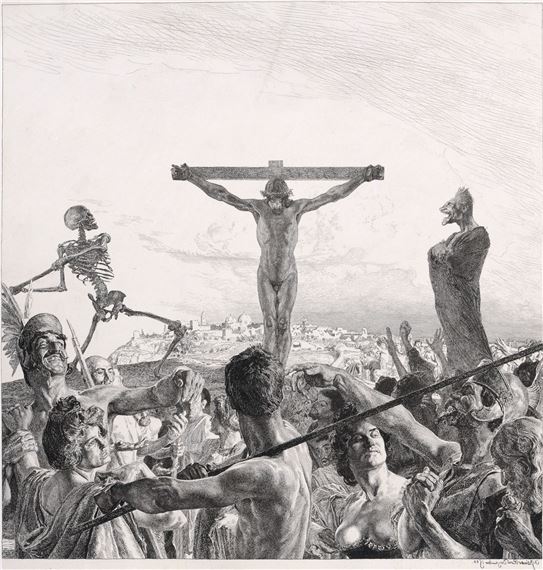 Golgatha (Große Kreuzigung Christi) by Otto Greiner, 1900