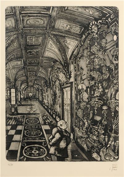 Das ehemalige grüne Gewölbe by Hans Körnig, 1960