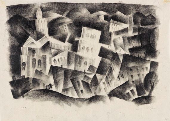 Pisa Stadtansicht by Richard Ziegler, Um 1924.