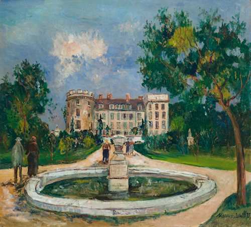Château de Chaintré (Saône-et-Loire). by Maurice Utrillo, Circa 1929
