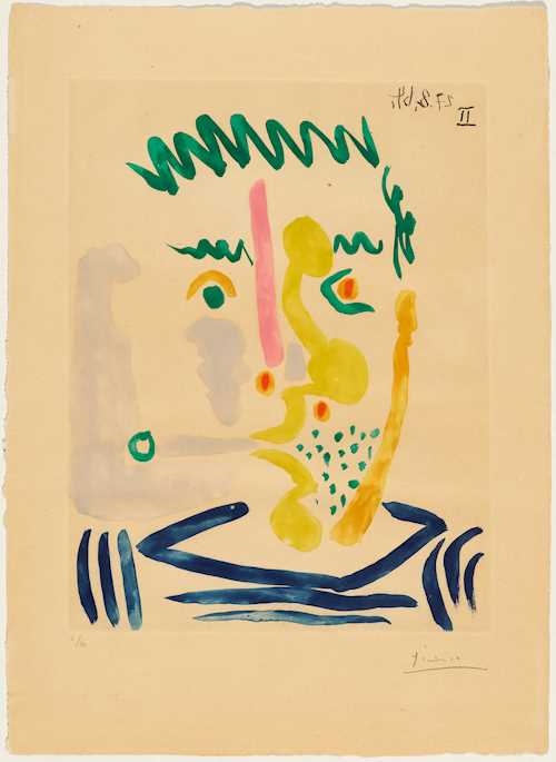 Fumeur Barbu by Pablo Picasso, 1964