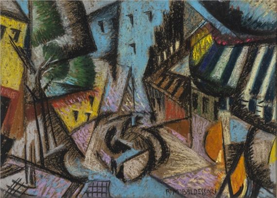 La Piazza by Roberto Marcello Baldessari, 1919