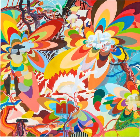 Untitled (Mental Map: Evasion I) by Franz Ackermann, 1996