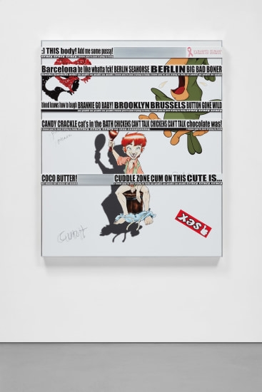 Artwork by Jordan Wolfson, Untitled, Made of inkjet print, in artist's frame