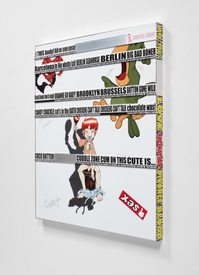 Artwork by Jordan Wolfson, Untitled, Made of inkjet print, in artist's frame