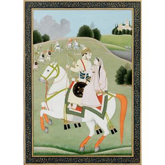 'Prince Salam and Anarkali' - Ustad Haji Muhammad Sharif