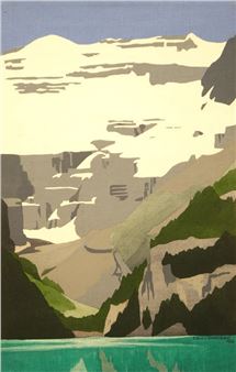 Mountain Lake Louise - E. Ross Bradley