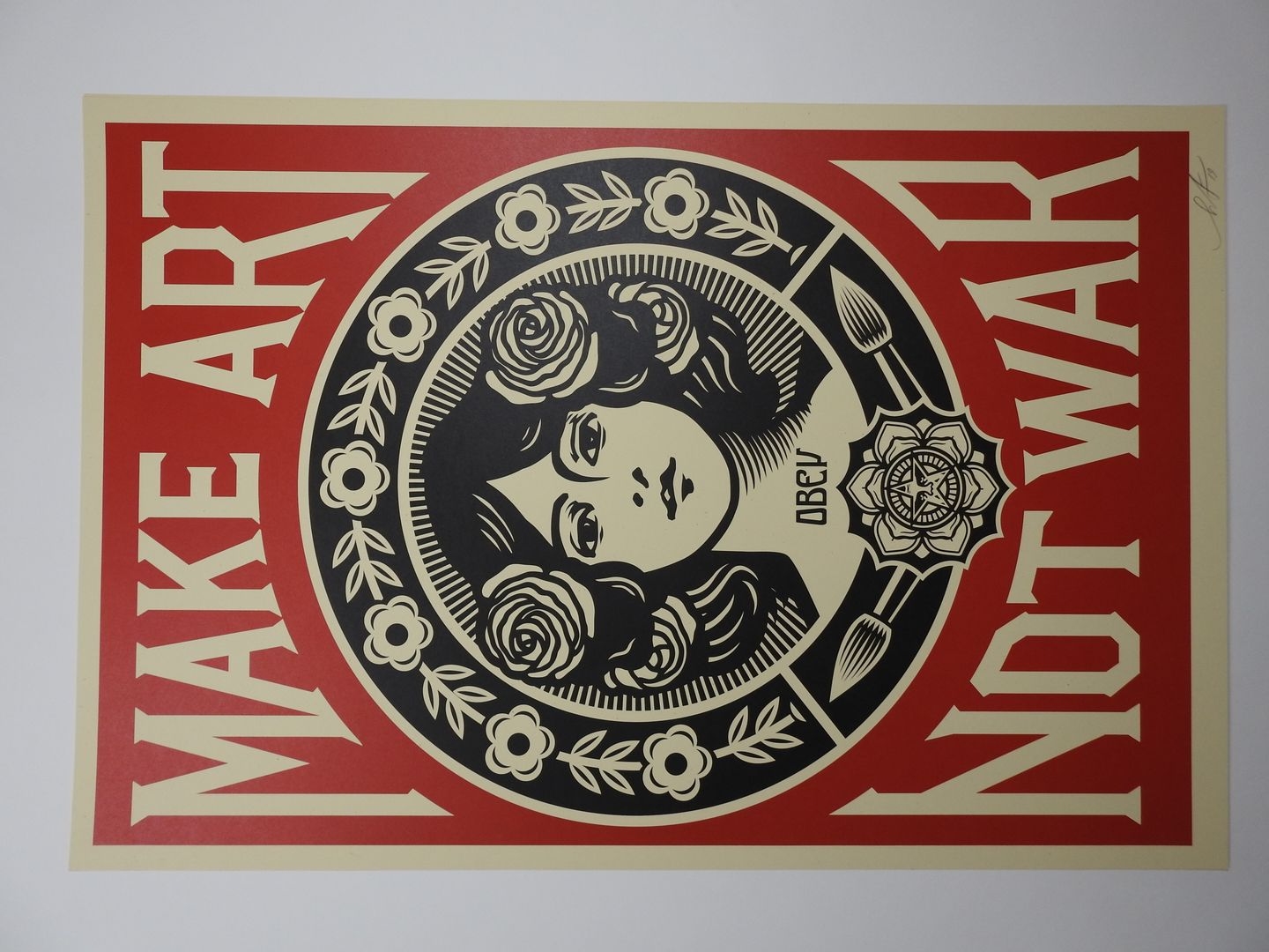 Shepard Fairey | Make art not war (2019) | MutualArt