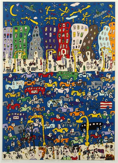 James Rizzi | If you take a taxi | MutualArt