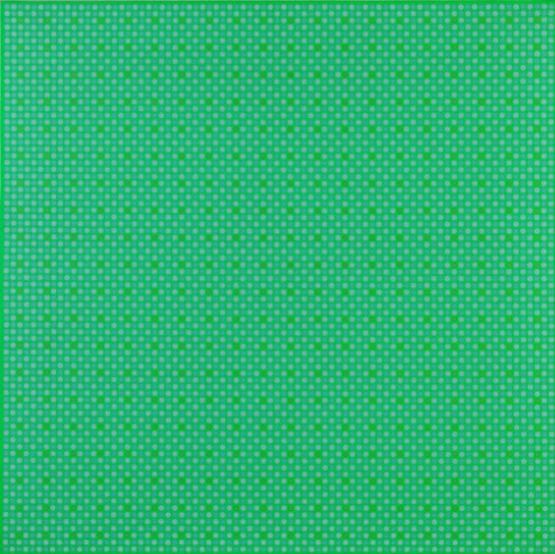 Vibr. Grun - Blau - Bl - Grun. by Kuno Gonschior, 1972-1973