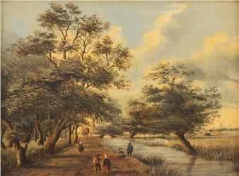 Figuren langs vaart - Franciscus Lodewijk van Gulik