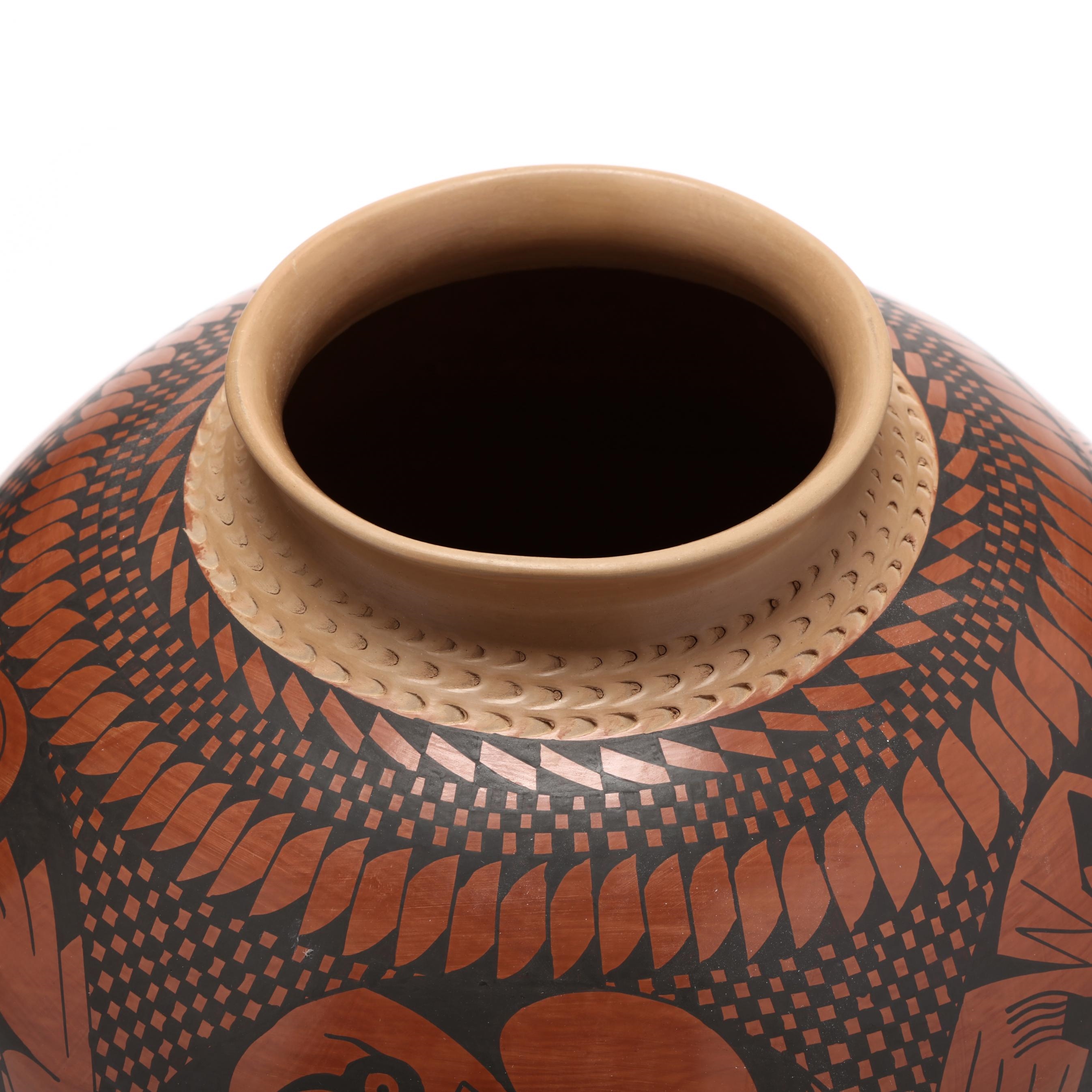 Artwork by Lucy Mora Bugarini, Large Pottery Vessel