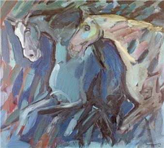 Mutter und Sohn - Emmanuel Guiragossian