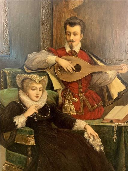 Italian School、Queen of Scots、希少画集より Italian School、Queen