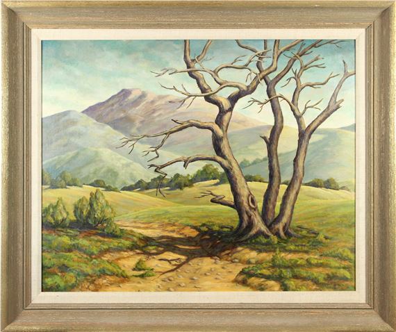 Lone Tree Before the Foothills by A. H. Hoffeditz, circa 1961