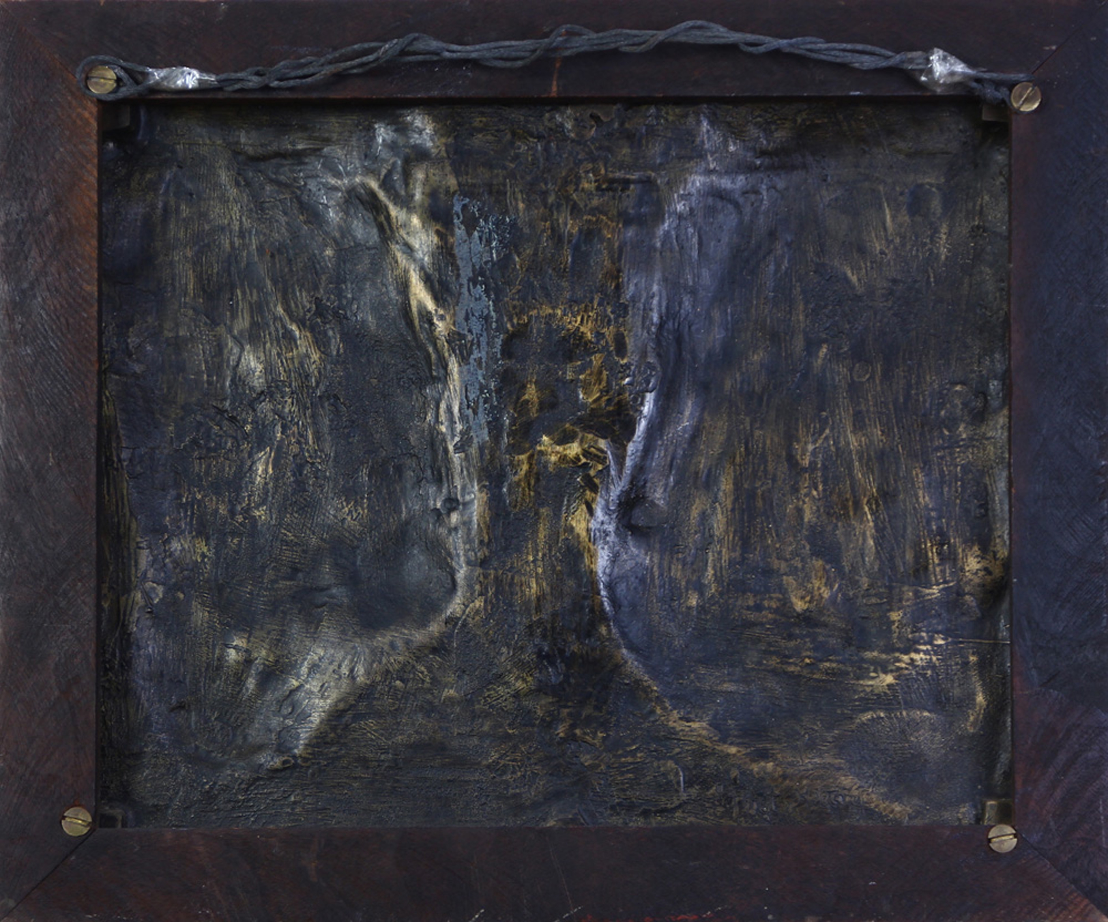 Artwork by Laura Morrison Lengyel, Untitled (Two Faces), Made of bronze