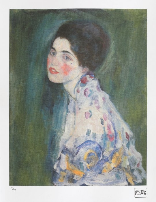Portrait of a Lady by Gustav Klimt