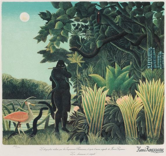 The Snake Charmer By Henri Rousseau Print Poster