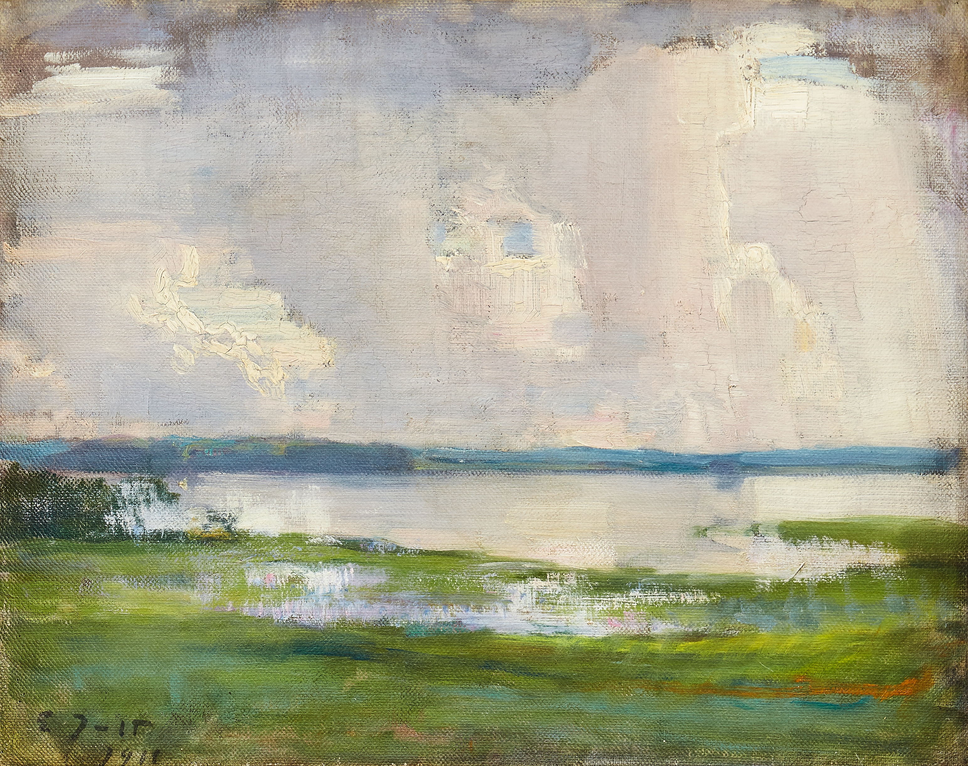Landscape from Lake Tuusala by Eero Järnefelt, 1911